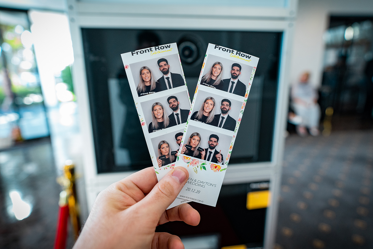 Photo Booth hire in Melbourne Front Row Entertainment