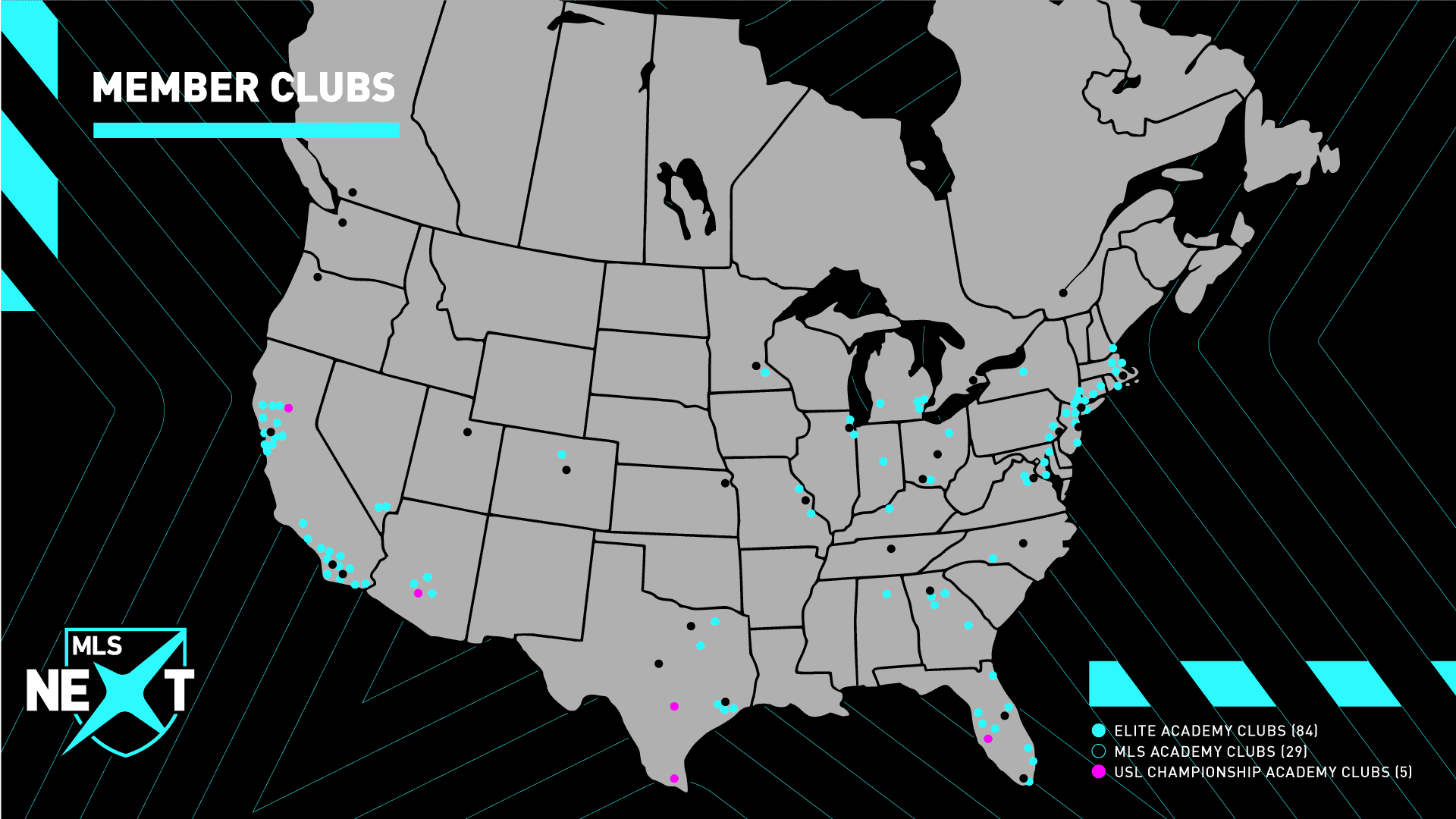 THE MORE, THE MERRIER MLS NEXT adds five more youth clubs Front Row