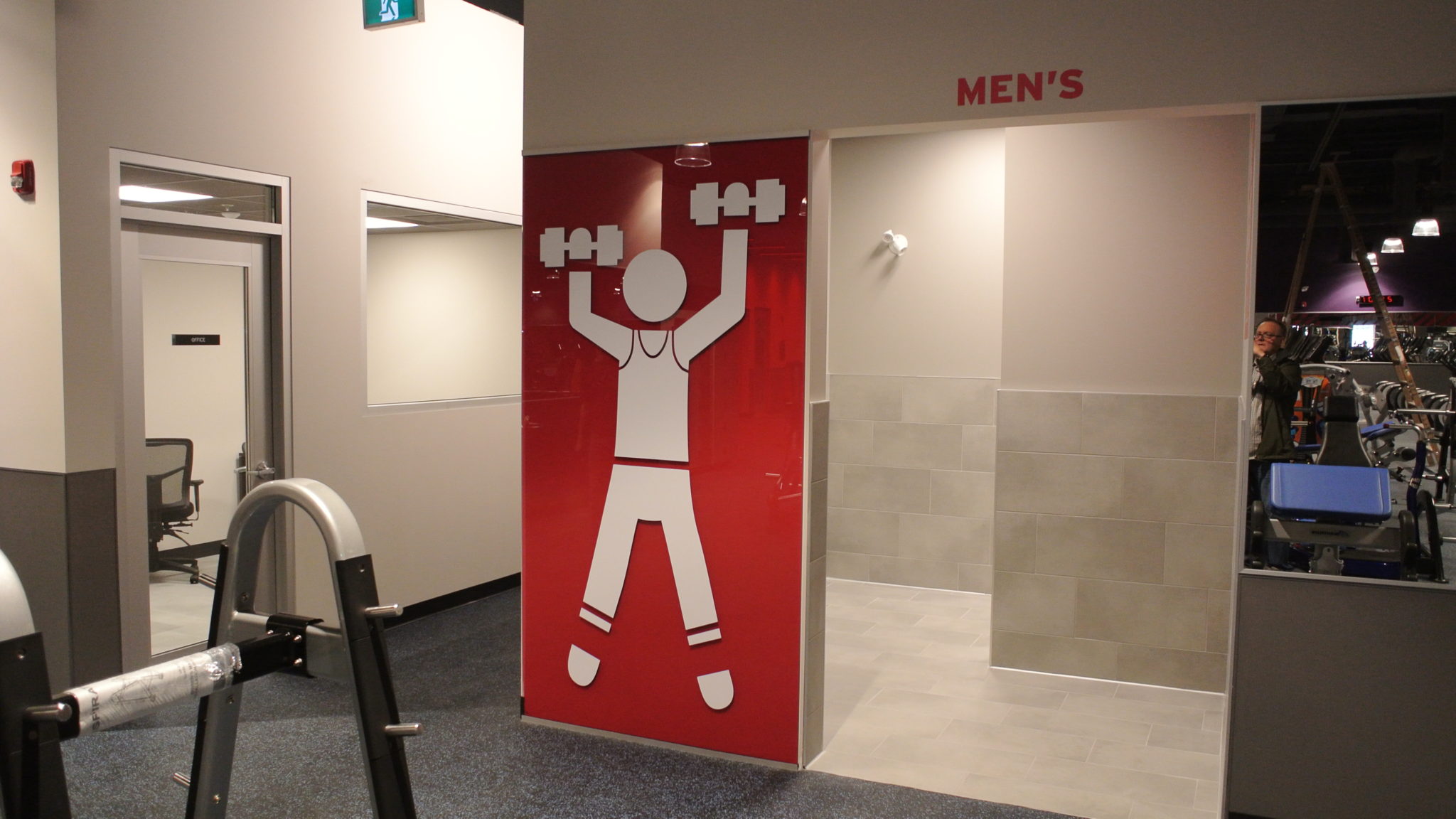 Crunch Fitness • Acrovyn Wall Protection Panels in New South Surrey Gym