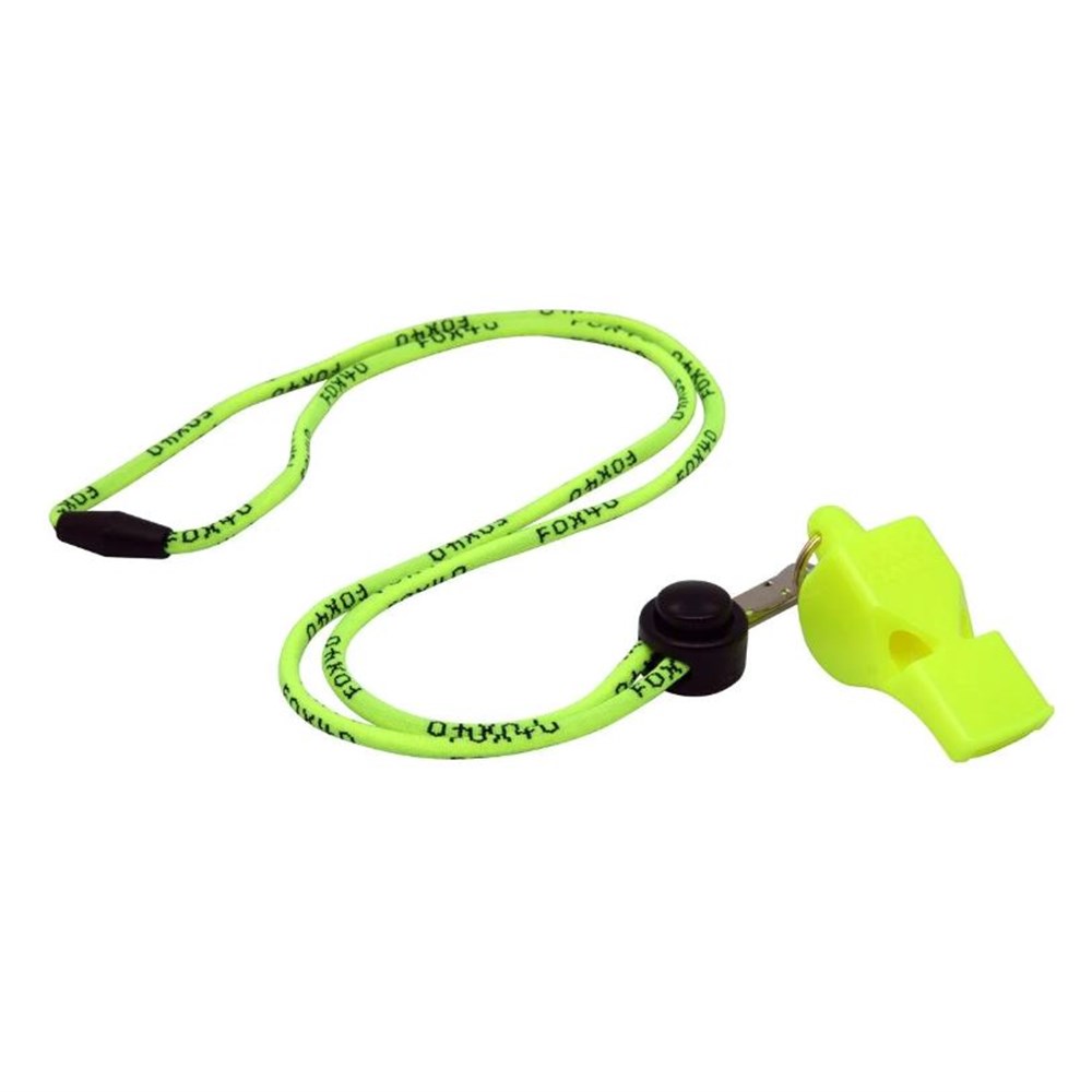Fox 40 Marine Whistle Neon Yellow Rope Rescue / Fall Arrest Other