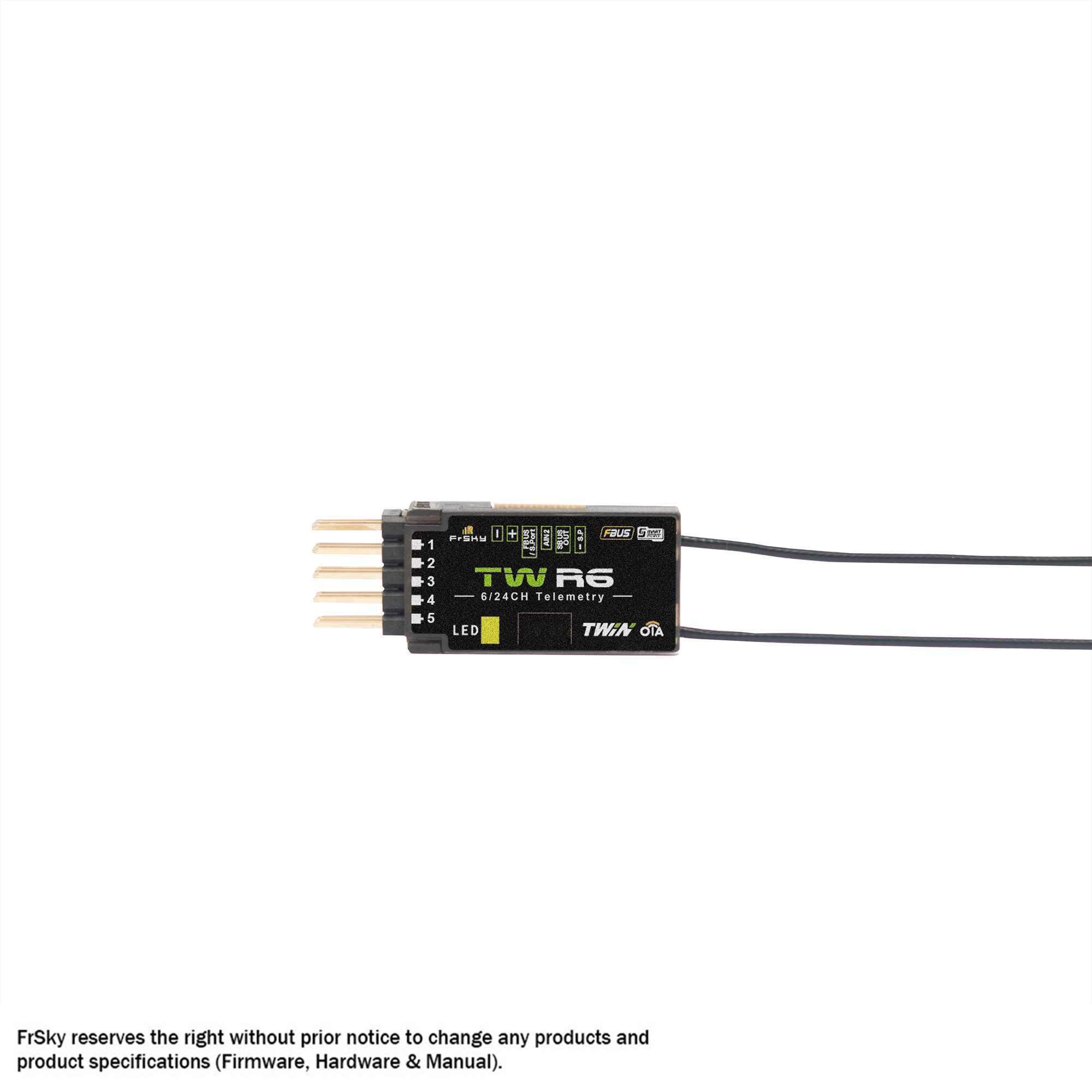 TW R6 - FrSky - Lets you set the limits