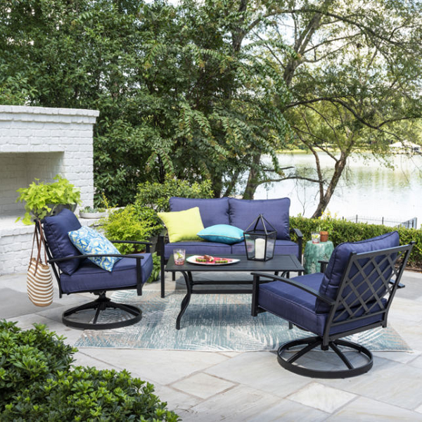 Outdoor Oasis Santa Rosa 4pc Loveseat Conversation Set 552.49 (58 off