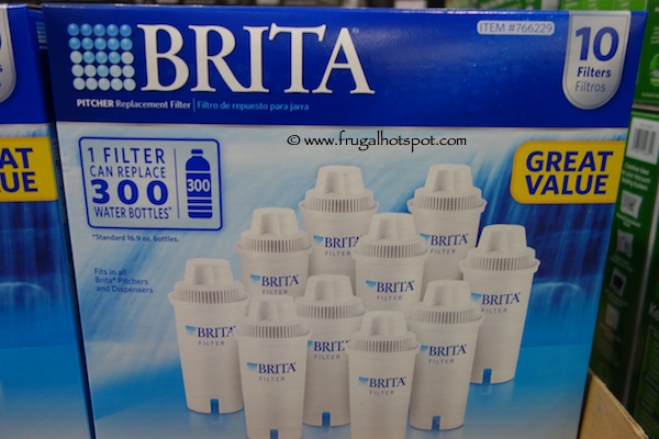 Costco Deal Brita Pitcher 10Pack Filters Frugal Hotspot