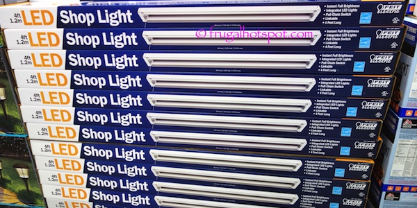 Costco Sale Feit Electric 4 Ft. LED Shop Light 23.99 Frugal Hotspot