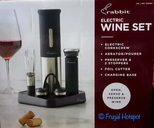 Costco Sale Rabbit Electric Wine Set FrugalHotspot