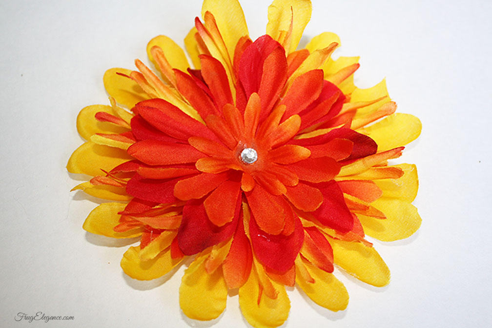 DIY Flower Hair Clips FrugElegance