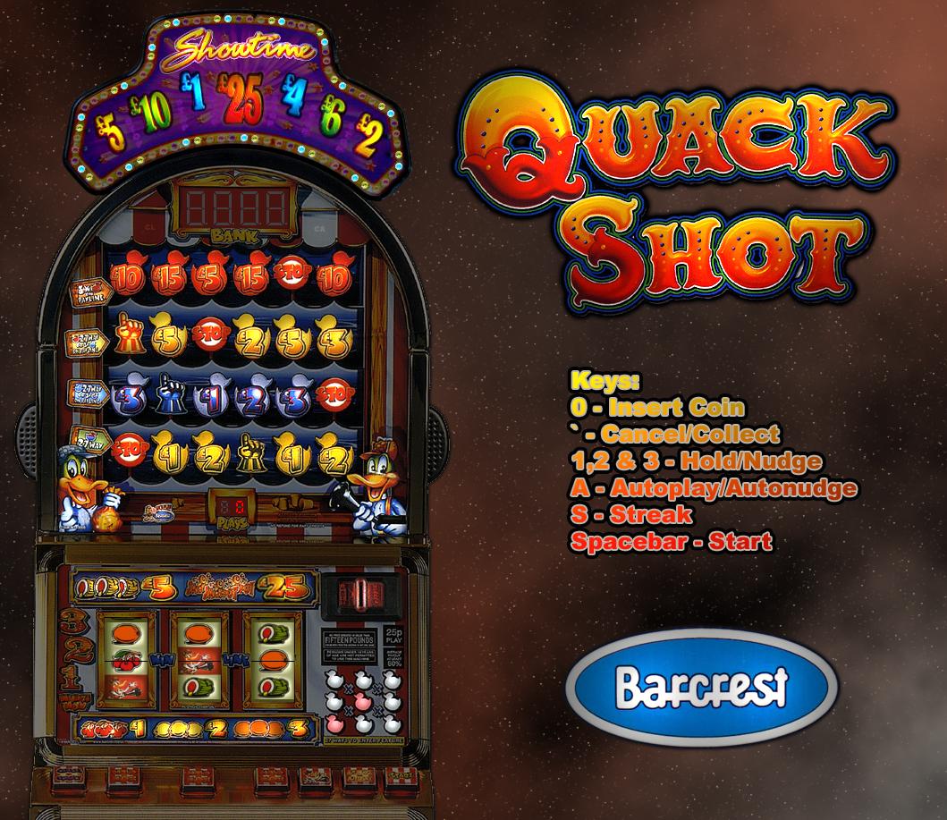 Quack shot fruit machine emulator