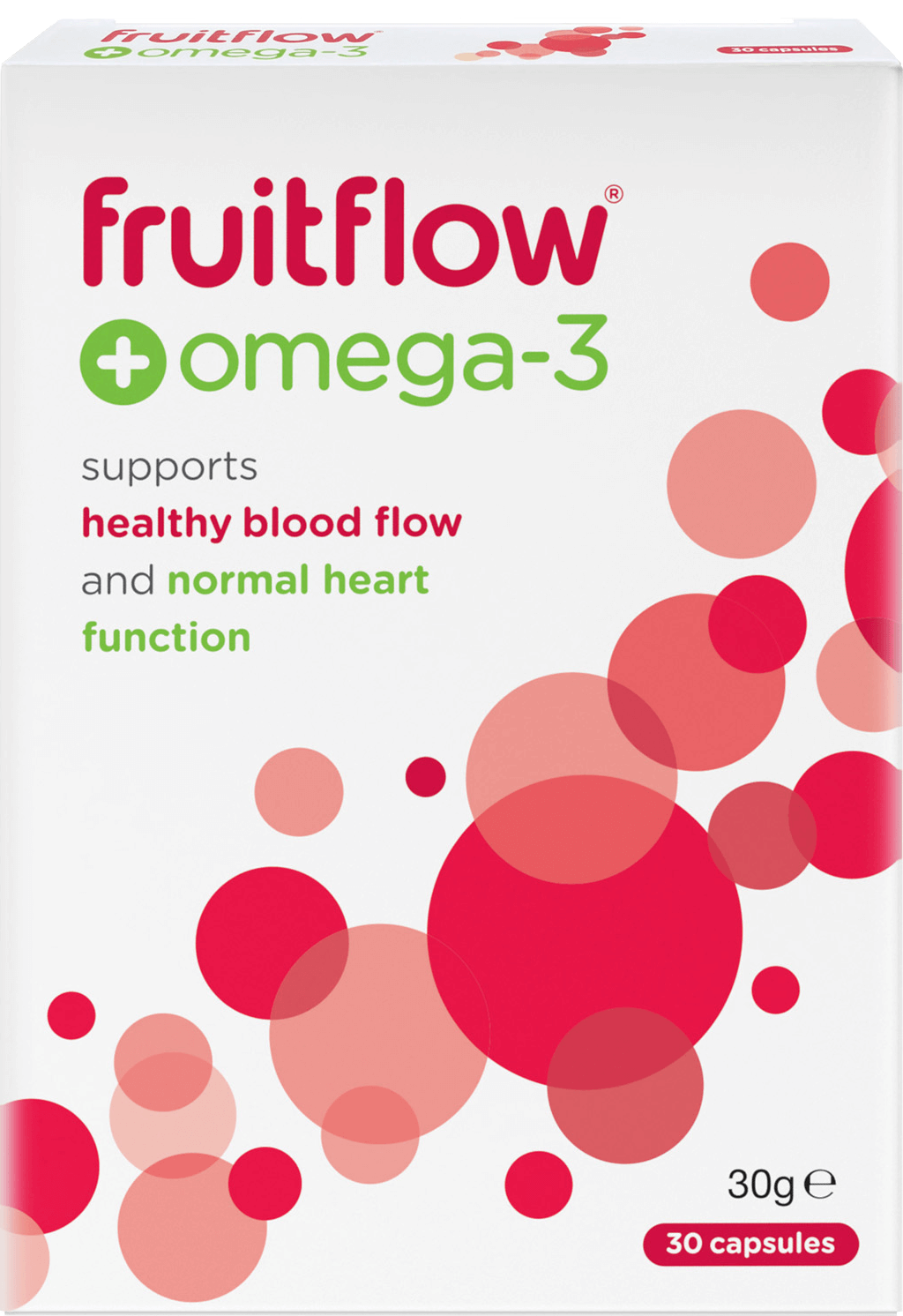 Fruitflow+ and Omega 3 Supports healthy blood flow FREE worldwide delivery