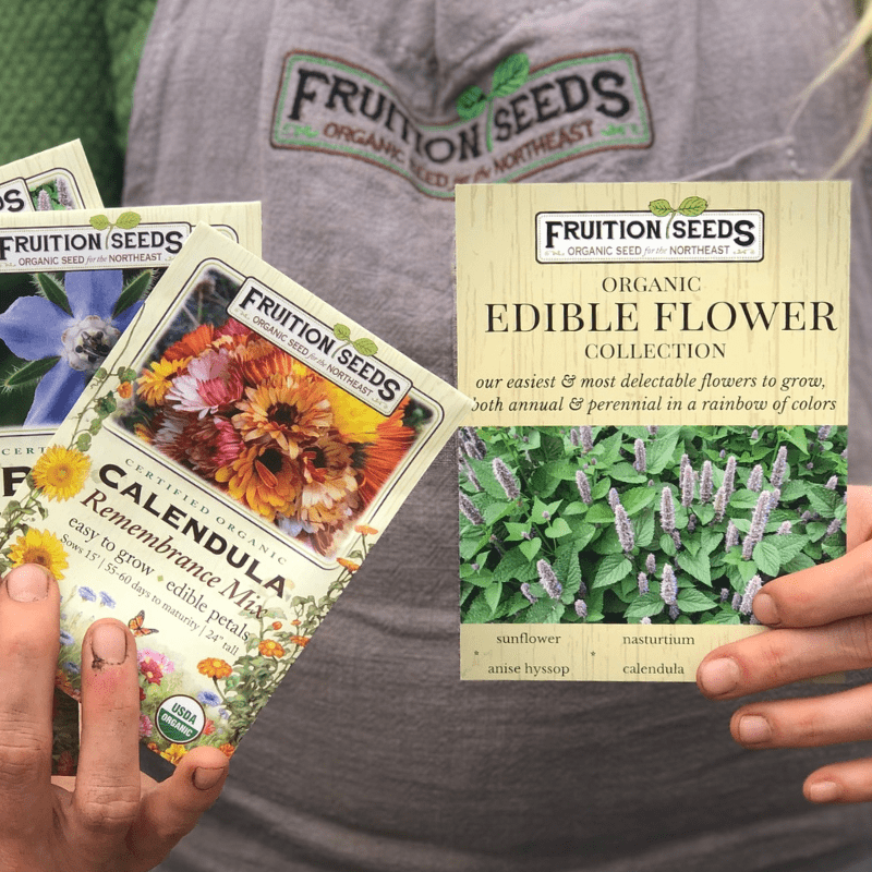 Organic Edible Flower Collection Fruition Seeds