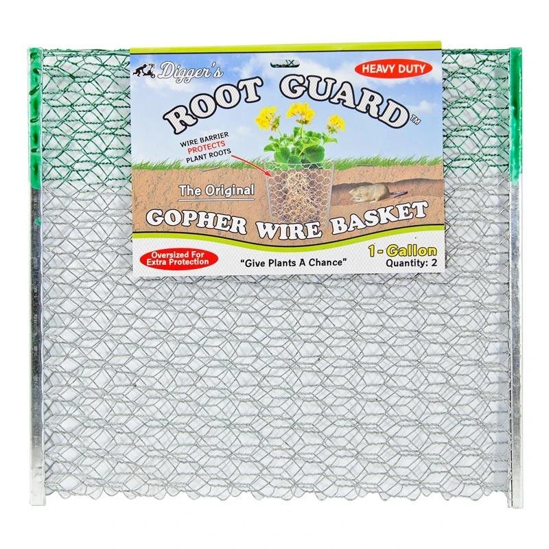 One of our new design Root Guard Gopher Basket 1 Gallon (Pack Of 2