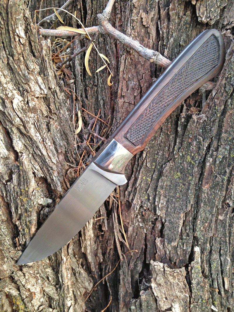 How I Etch My Name Fry Custom Knives