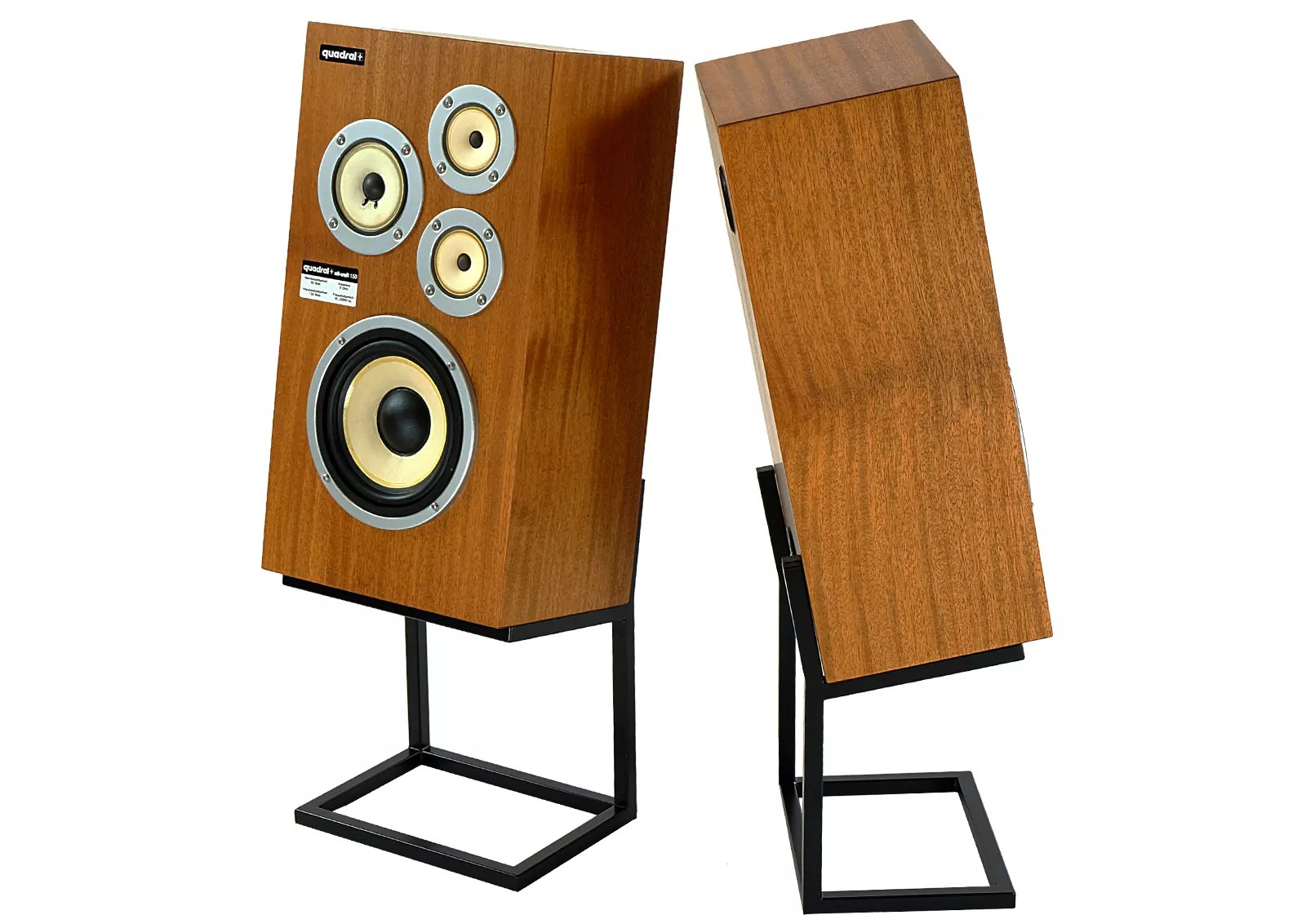 Vintage Quadral Allcraft 150 speakers. Classic Vintage. Fully