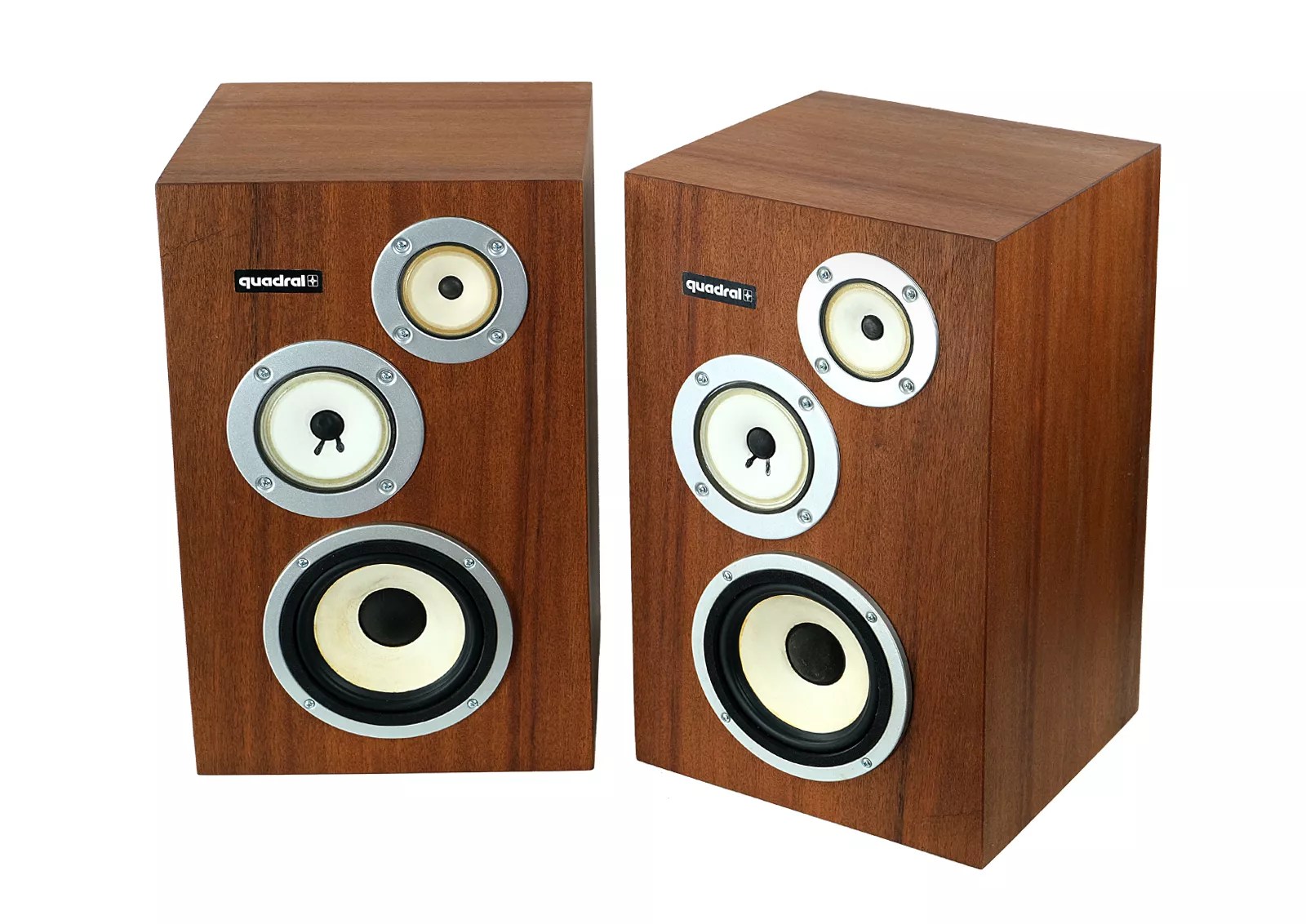 Vintage Quadral Allcraft 120 speakers. HIFI Stereo. Fully revitalised