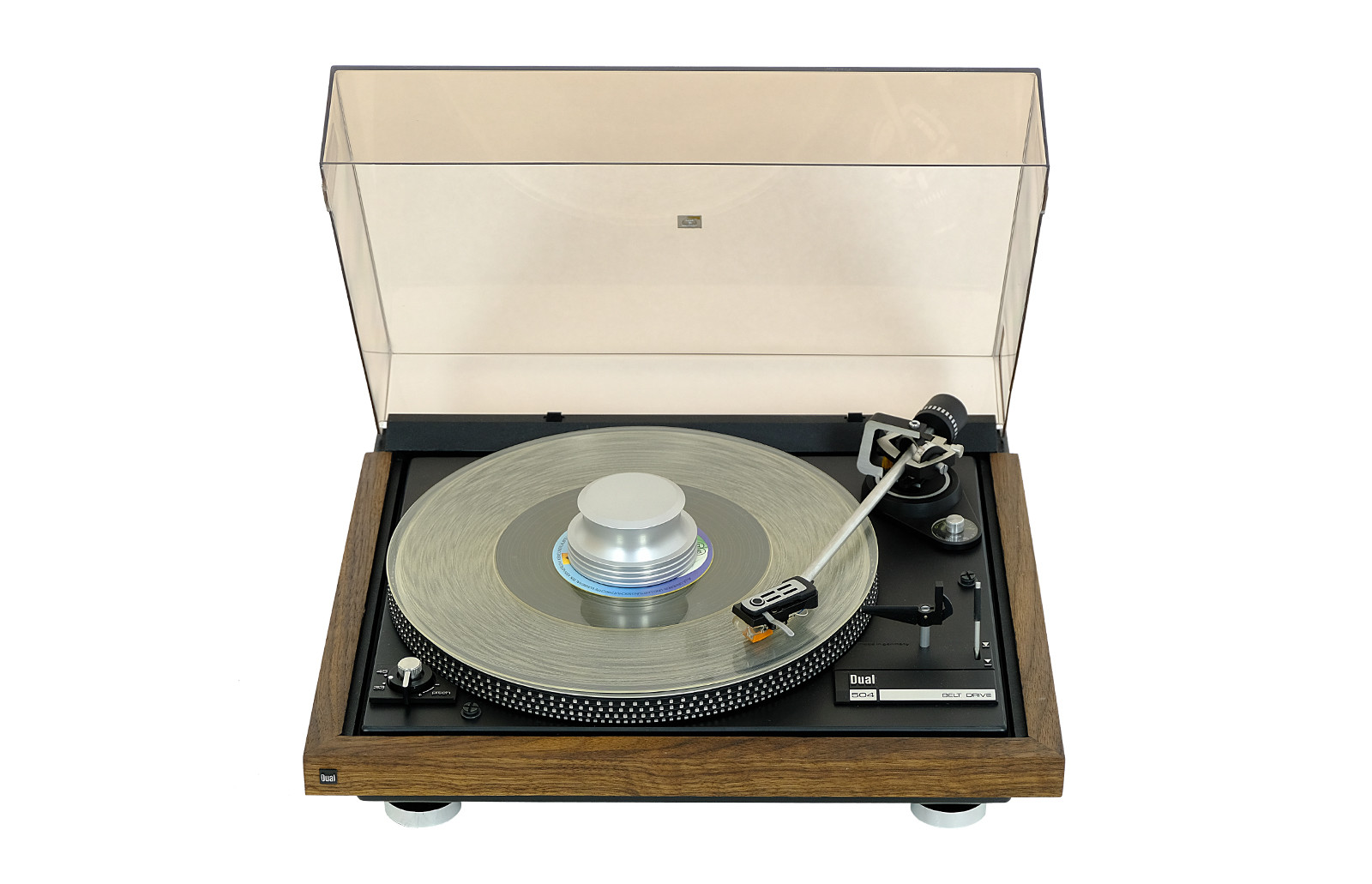 Dual CS 504 turntable. Classic Vintage. Fully revitalised. Shure DMS