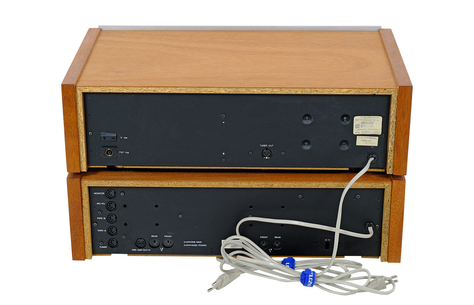 Philips 594 amplifier. Philips 694 tuner. Classic Vintage. Fully