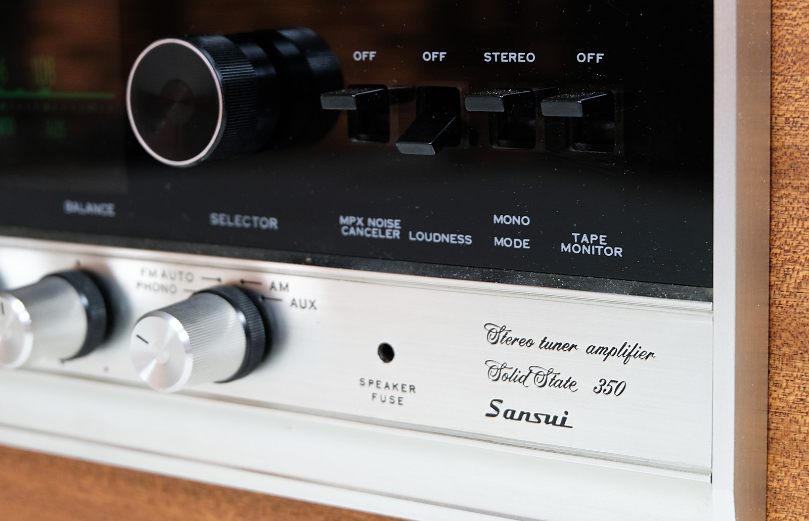 Sansui Solid State 350 receiver. Fully revitalized. Classic Vintage