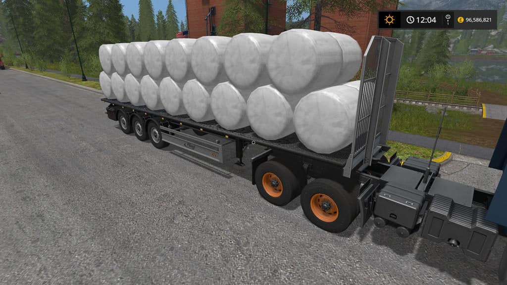 Fliegl Flatbed Autoload v1 Farming Simulator 19 Mod / FS19