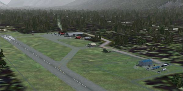 FS2004 Bella Coola CYBD Airport to Perfect Flight