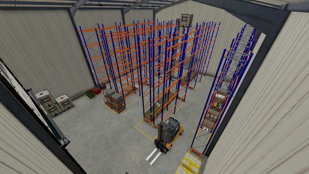 High Rack Warehouse v1.0 FS22 Mod Download