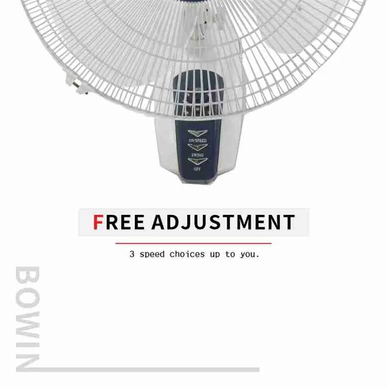 wall mounted ventilation fan electric wall fan with remote FW-40-710R