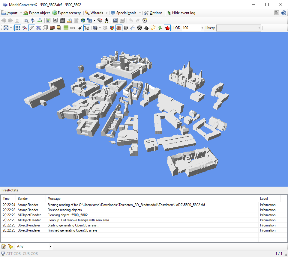.gml or .dwg into Blender? FSDeveloper