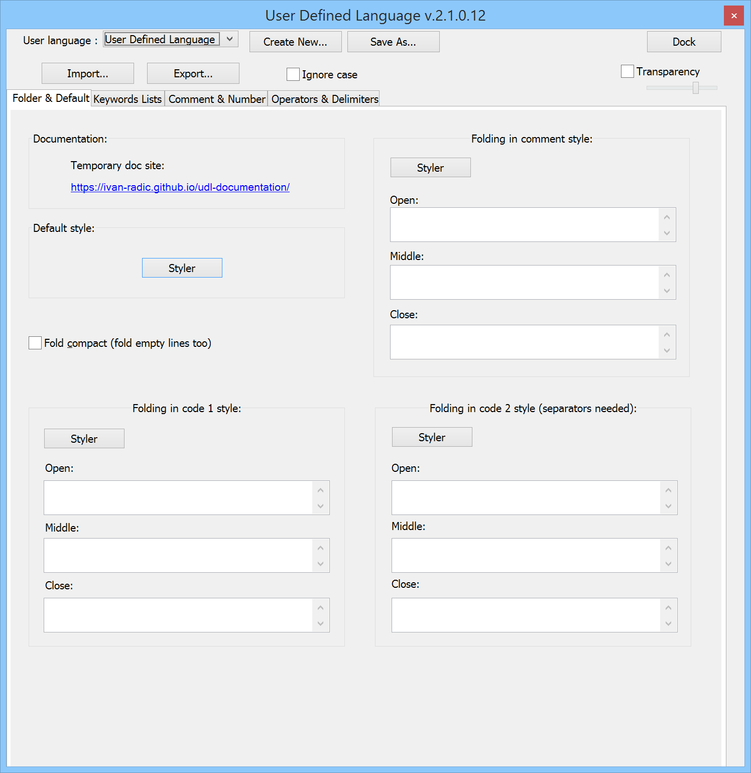 Create a User Defined Language for Notepad++ FSDeveloper