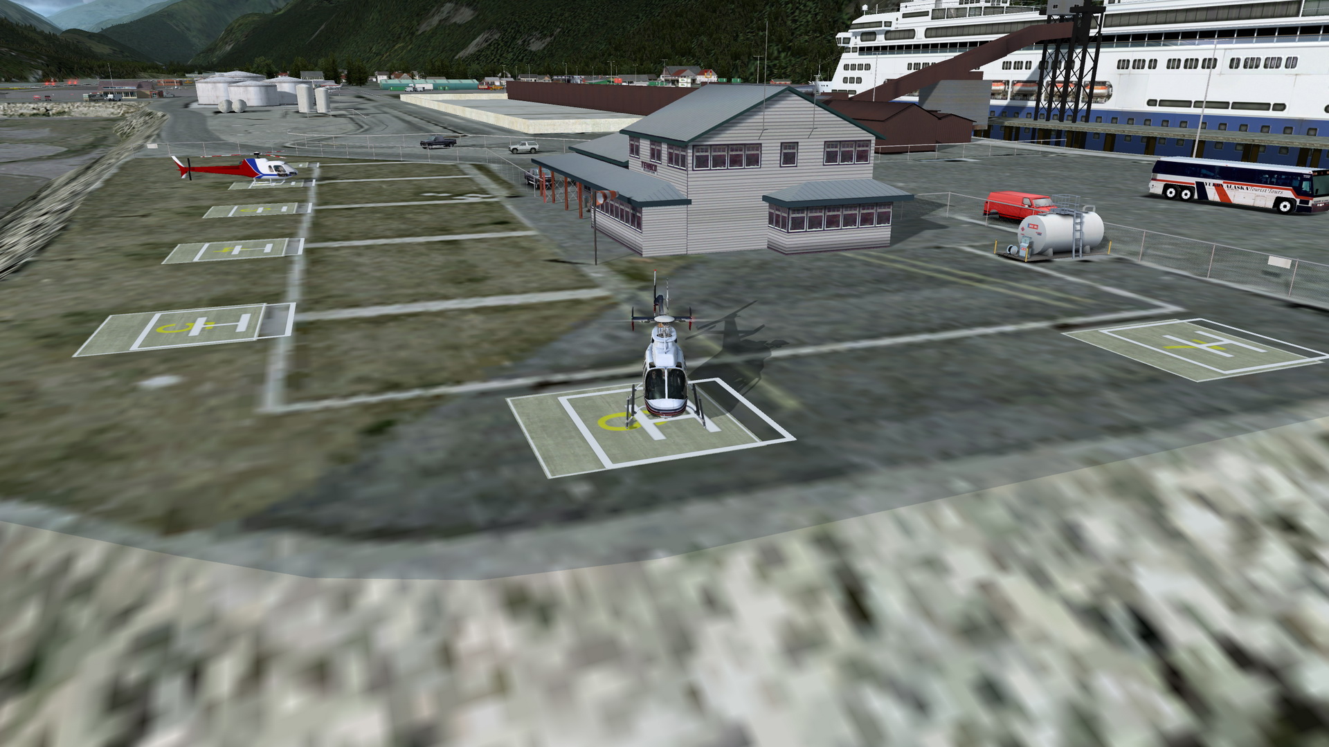 P3D v2 Helipad "Transparent" flag issue FSDeveloper