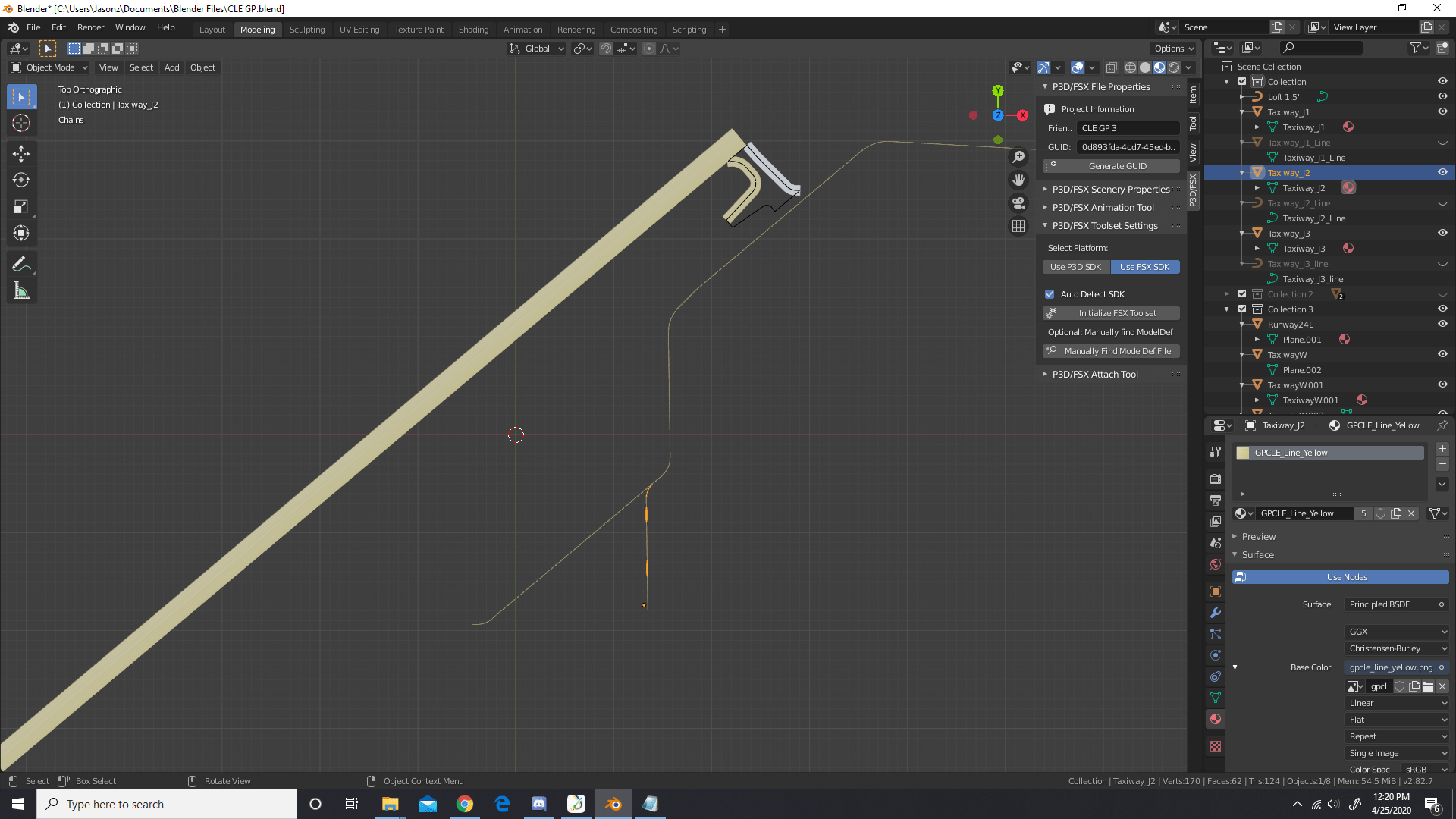 Blender not exporting taxiway lines FSDeveloper