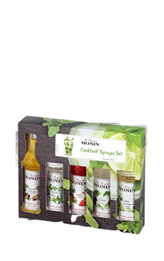 MONIN Cocktail Syrup Gift Set (5x5cl) Food Solutions Limited