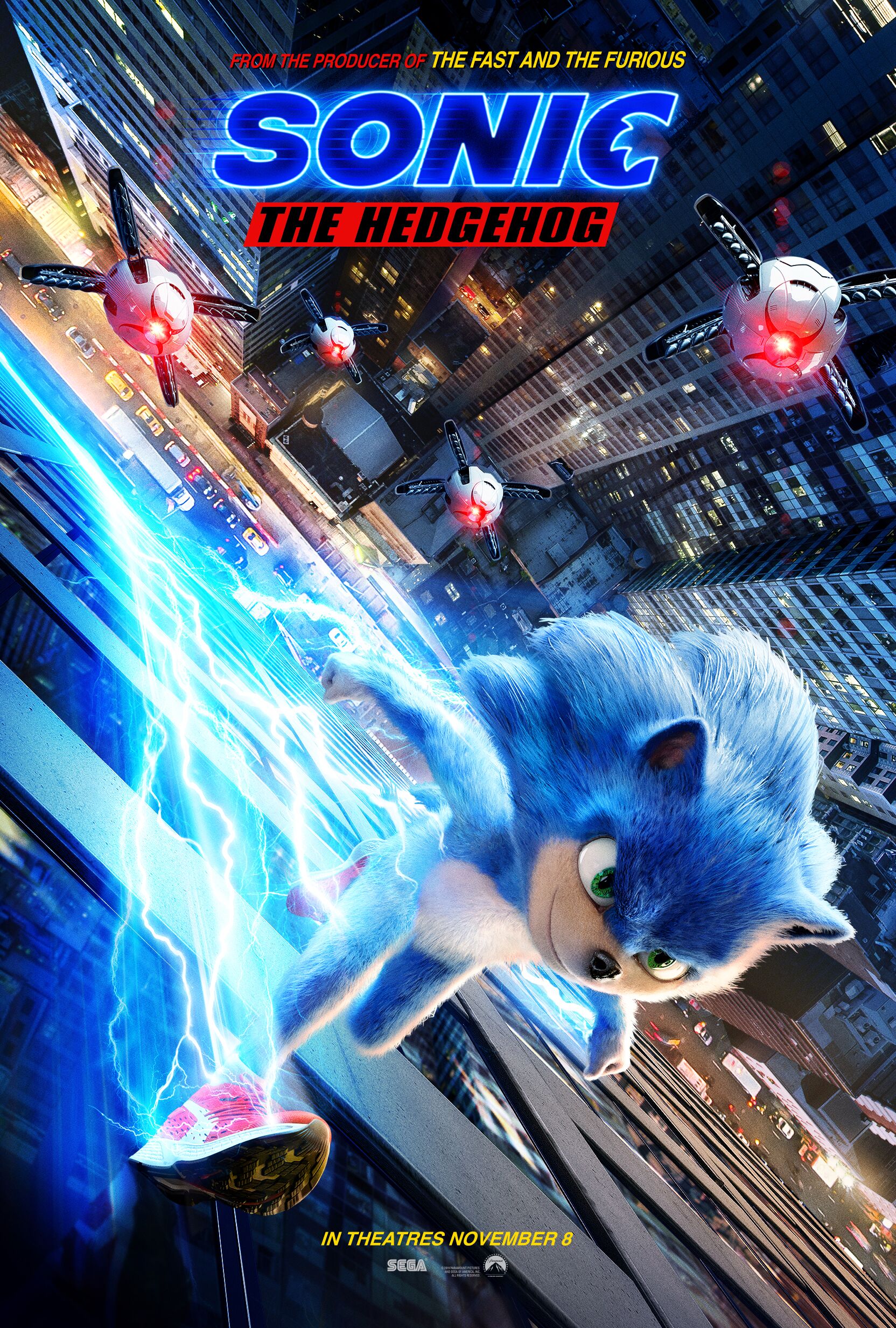 SONIC THE HEDGEHOG Official Trailer PLUS Movie Images