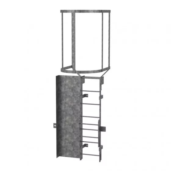Access Ladder with AntiClimb Security Plate Fabweld Steel Products