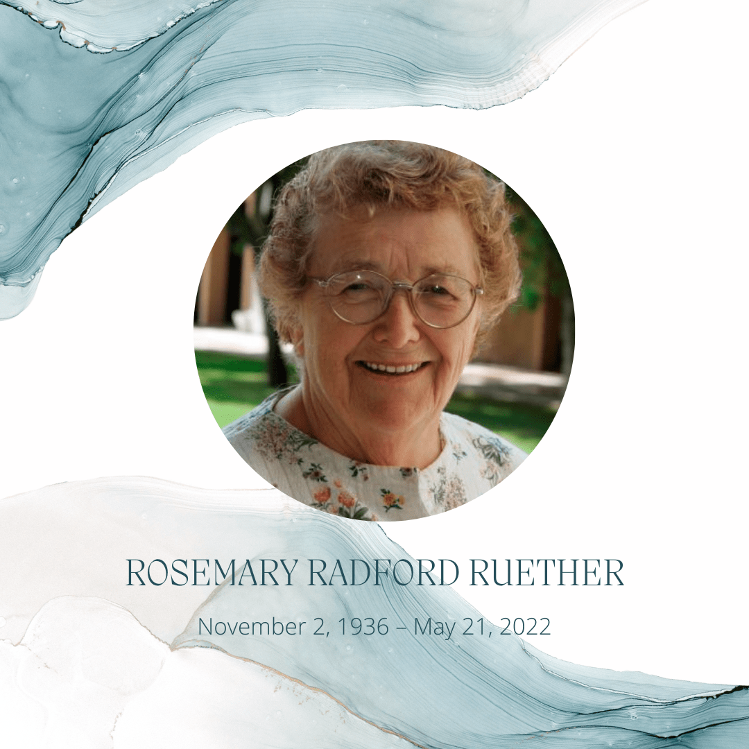 Remembering Rosemary Radford Ruether Feminist Studies in Religion
