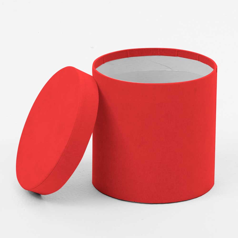 8" Round Box With Lid And Plastic Liner. Floral Supply Syndicate