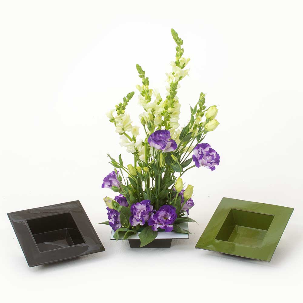 8" Plastic Trays Floral Supply Syndicate Floral Gift Basket and