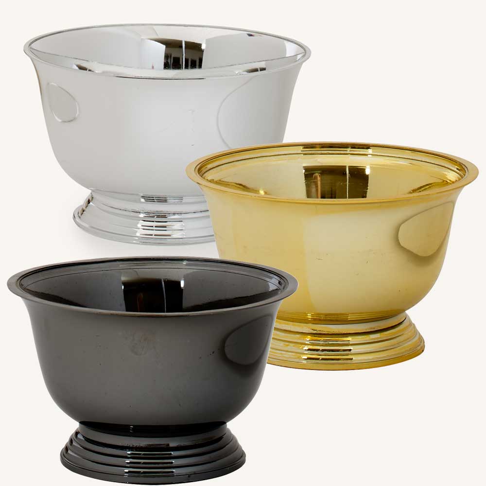 3.5"x5.75" Revere Bowl Floral Supply Syndicate Floral Gift Basket