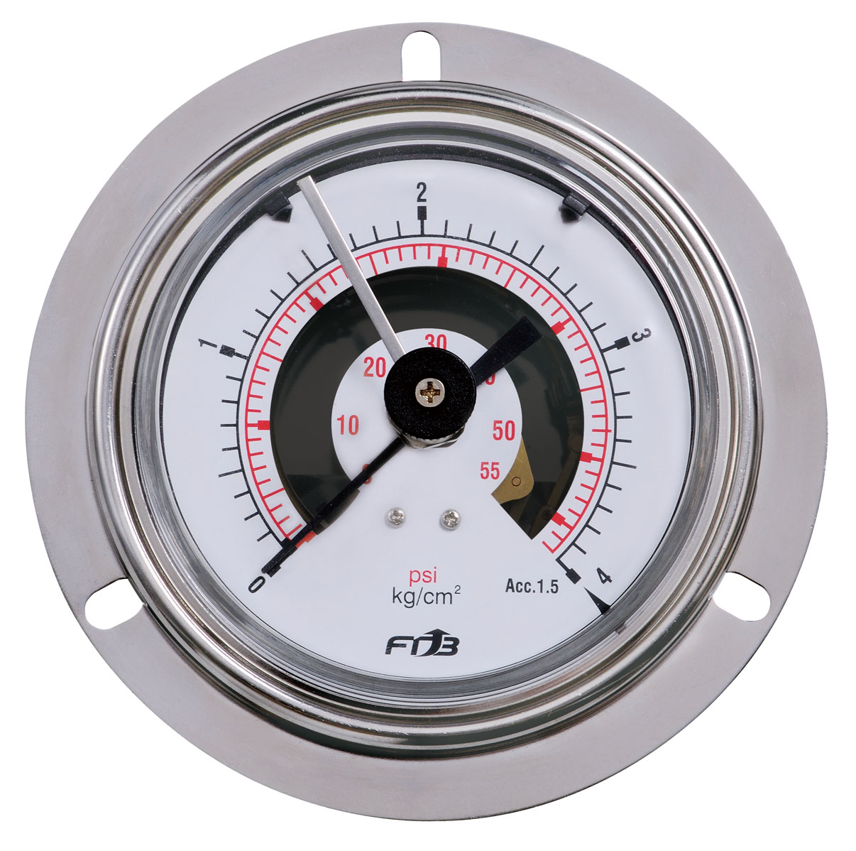Hydraulic and Pneumatic Pressure Gauge with Switches Hydraulic and