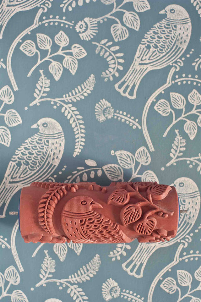 Patterned Paint Roller Kit Media