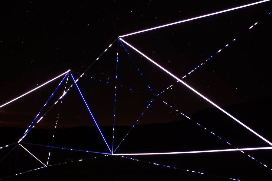Geometrical Interactive Light Installation Media Geometrical Interactive Light Installation Media