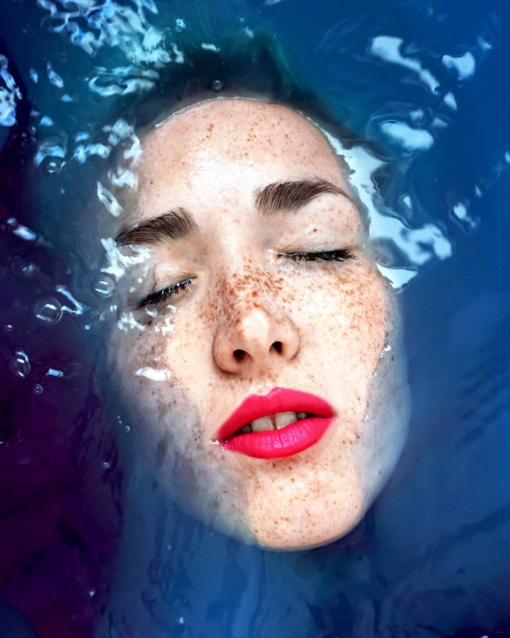 Beautiful Faces Portraits in Water Media