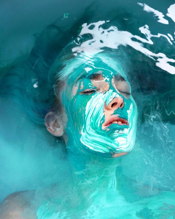 Beautiful Faces Portraits in Water Media