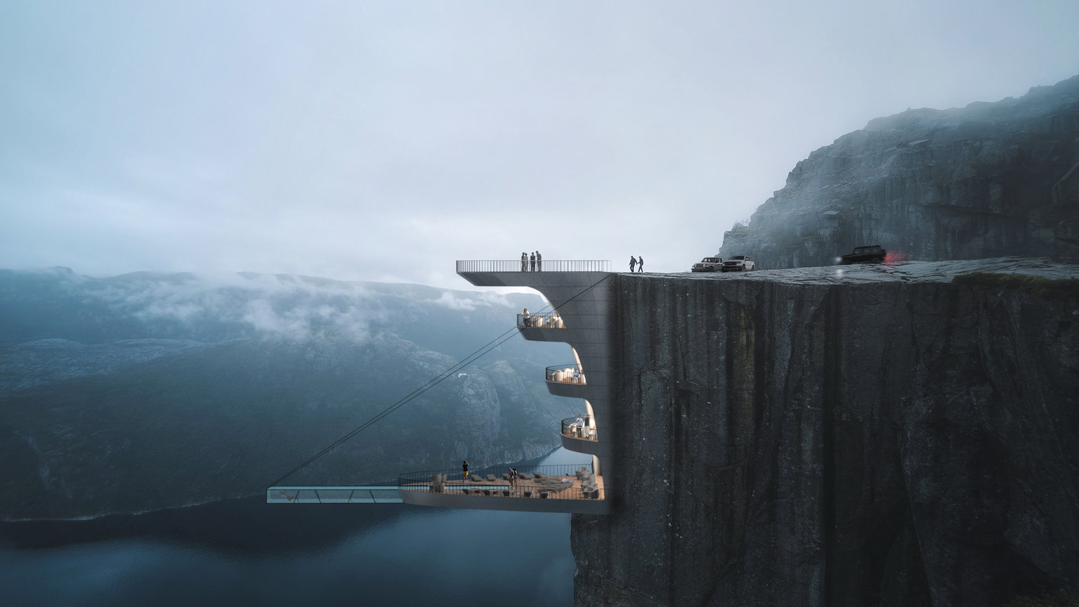 Breathtaking Concept Hotel For Daredevils Fubiz Media