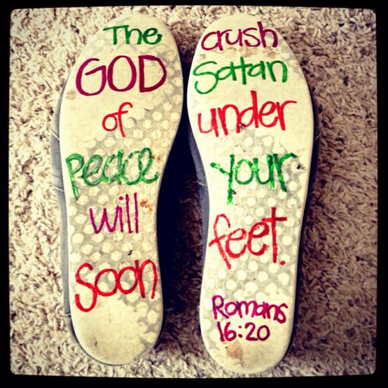 Runner Things 1014 The God of peace will soon crush satan under your