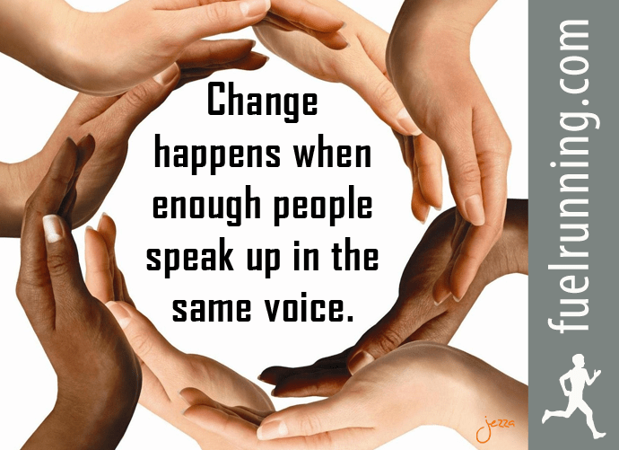 Fitness Stuff 106 Change happens when enough people speak up in the(04)