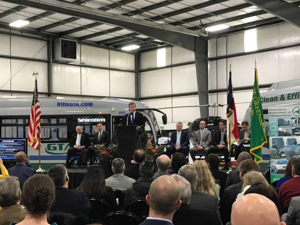 City of Greensboro Unveils its First Electric Buses Fuel What Matters