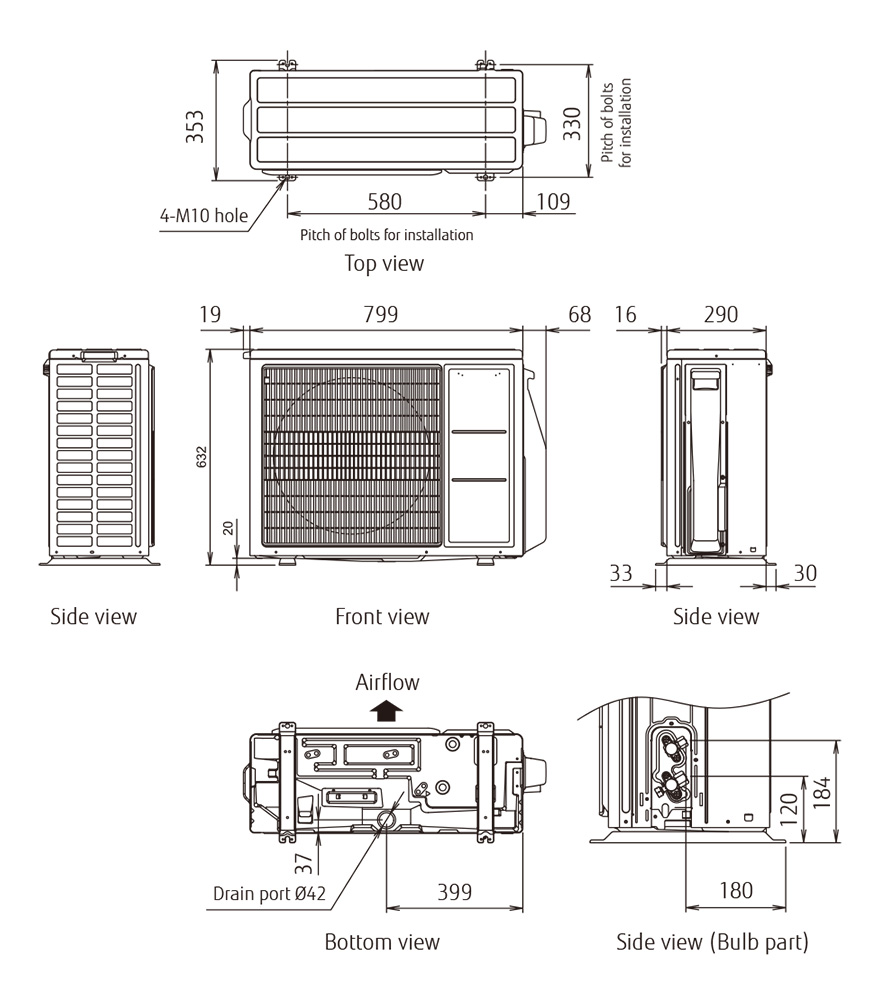 AOYG18KBTA2 2 Rooms Multi Multi Split Systems (Air