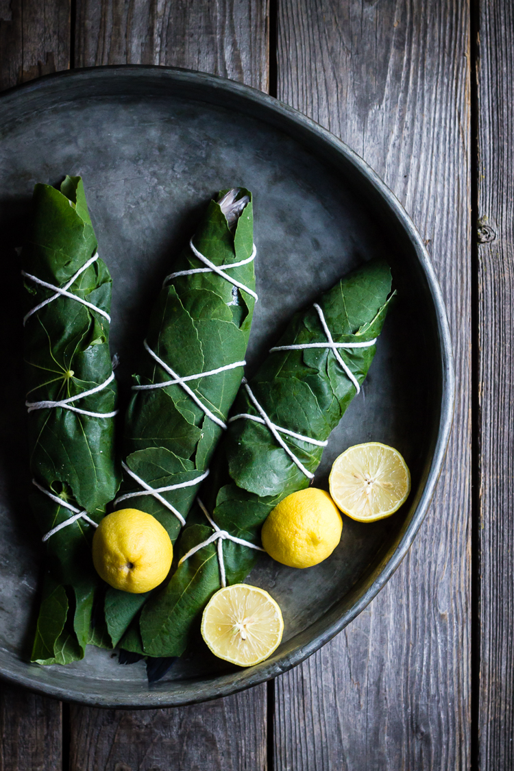 FIG LEAF WRAPPED GRILLED FISH fulfilled