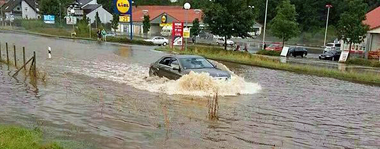 Unwetter mit Starkregen in Rhön und Vogelsberg fuldainfo
