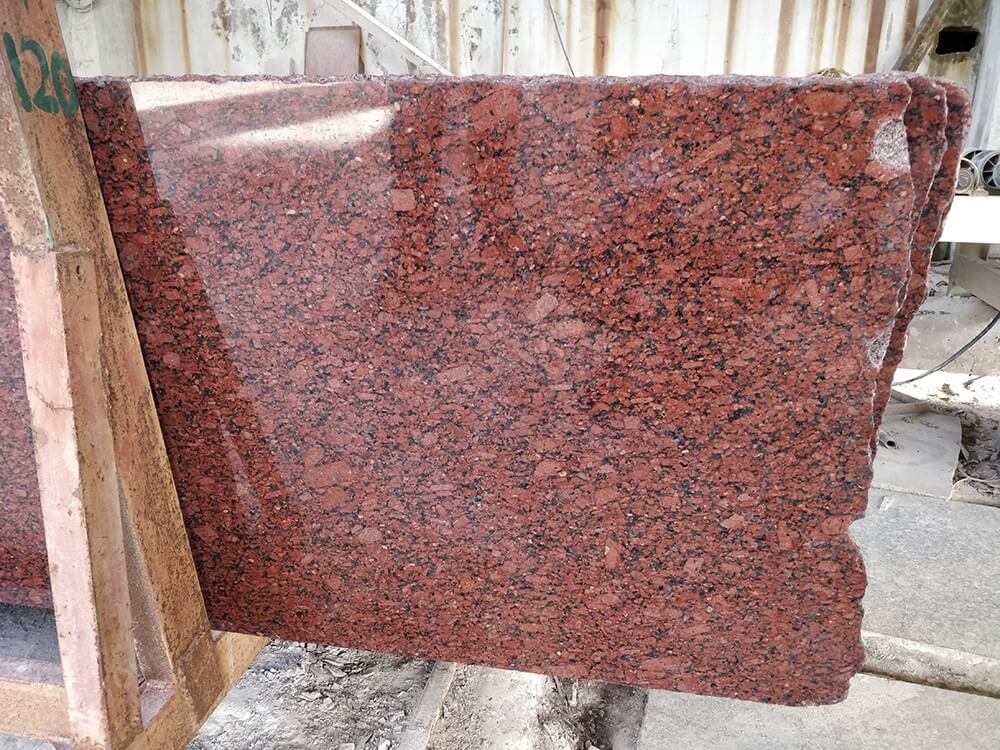 Ruby Red Granite Slab Tile & Countertops Fulei Stone