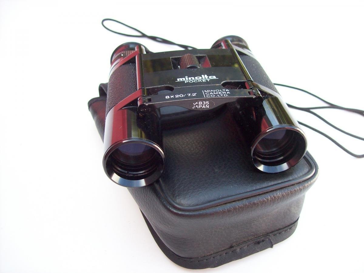 Binocular Minolta Pocket 8x20 7,2* Japan Exc Service Reciente / Full Aventura Shop