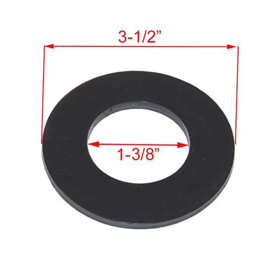 13/8" I.D. Plastic Washer Full Circle Padding